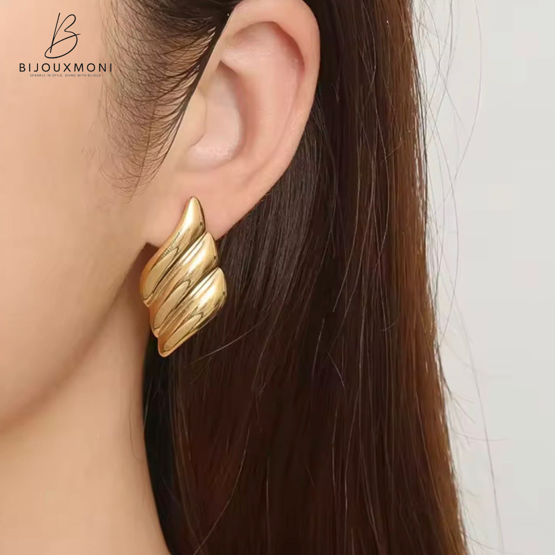 The Fluid Wave Earrings