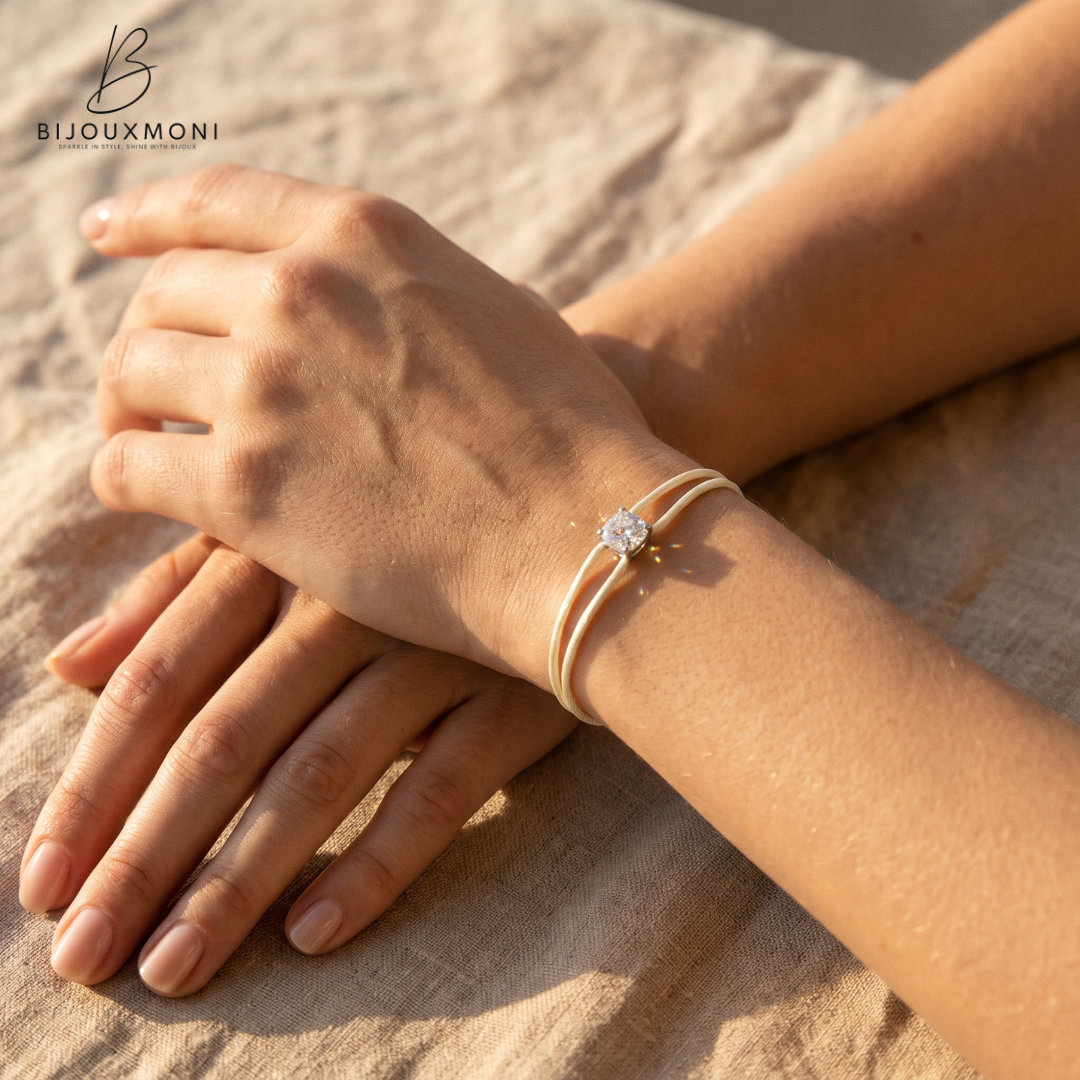 PRISMA โ Solitaire Cord Bracelet