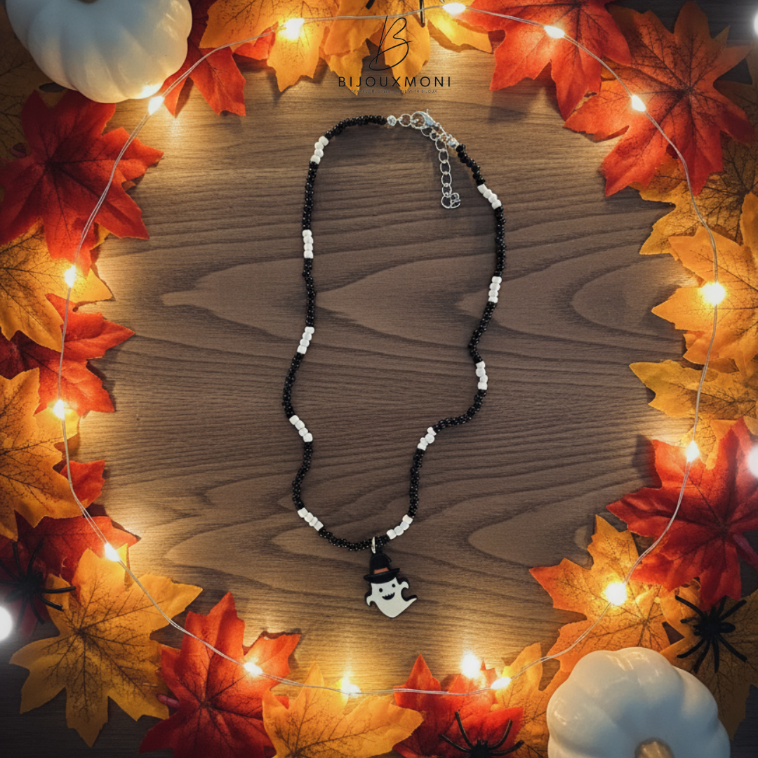 Ghost Bead Necklace