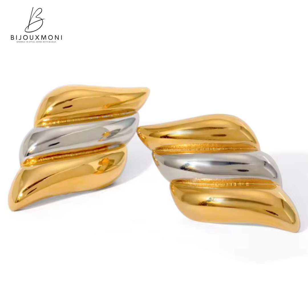 The Fluid Wave Earrings