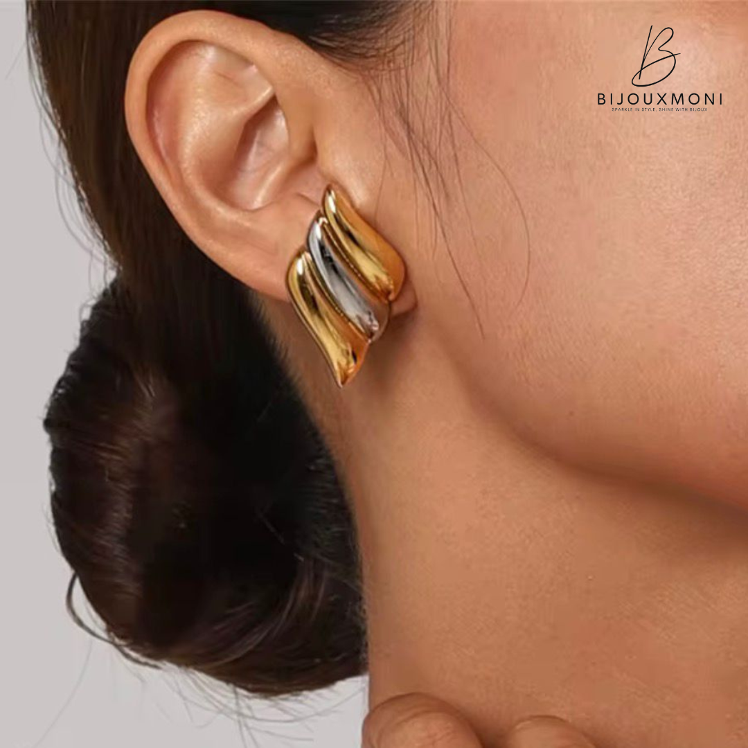 The Fluid Wave Earrings
