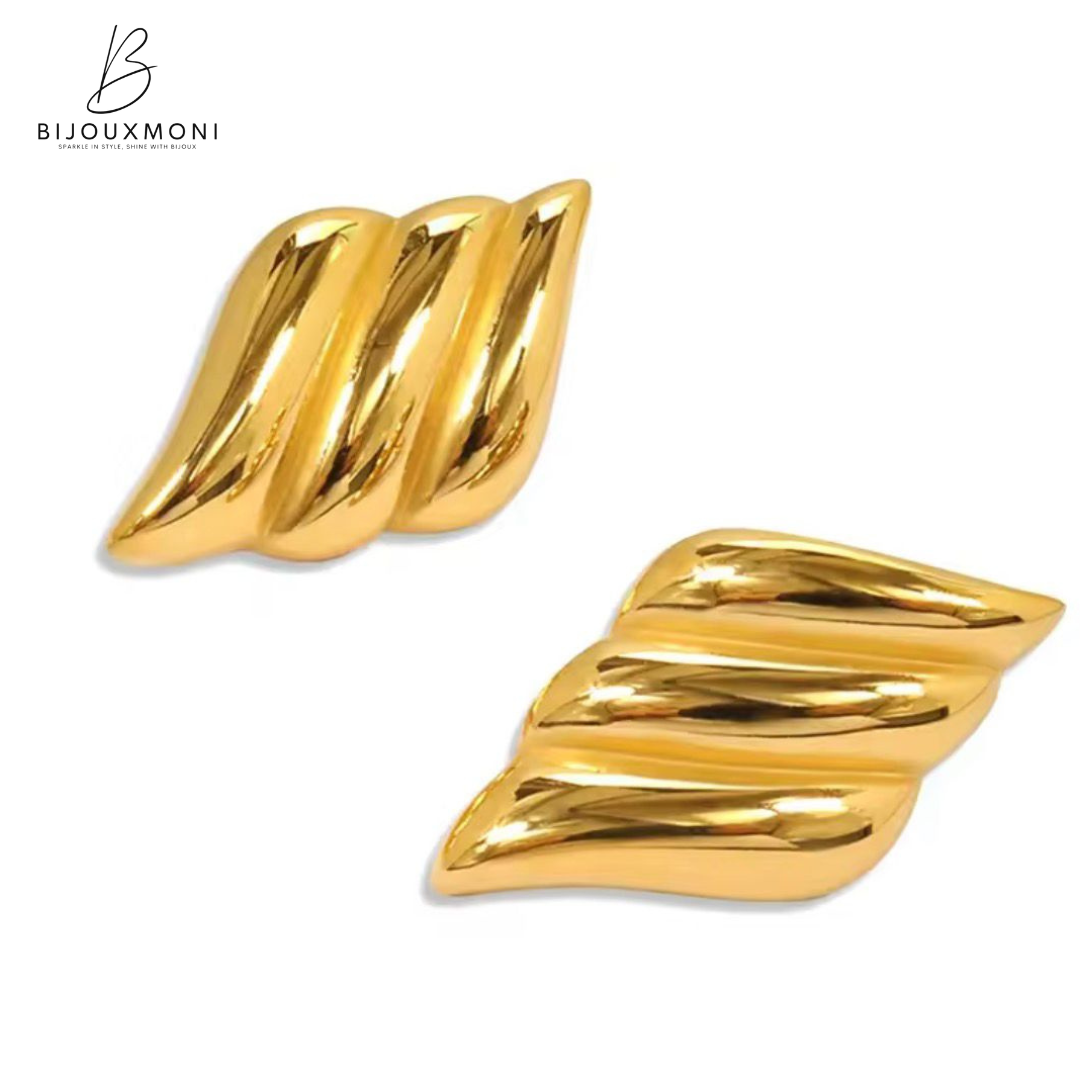 The Fluid Wave Earrings