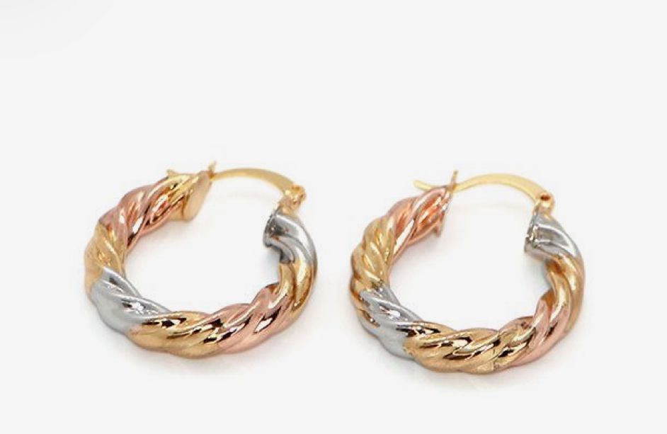 3 Tone Earrings