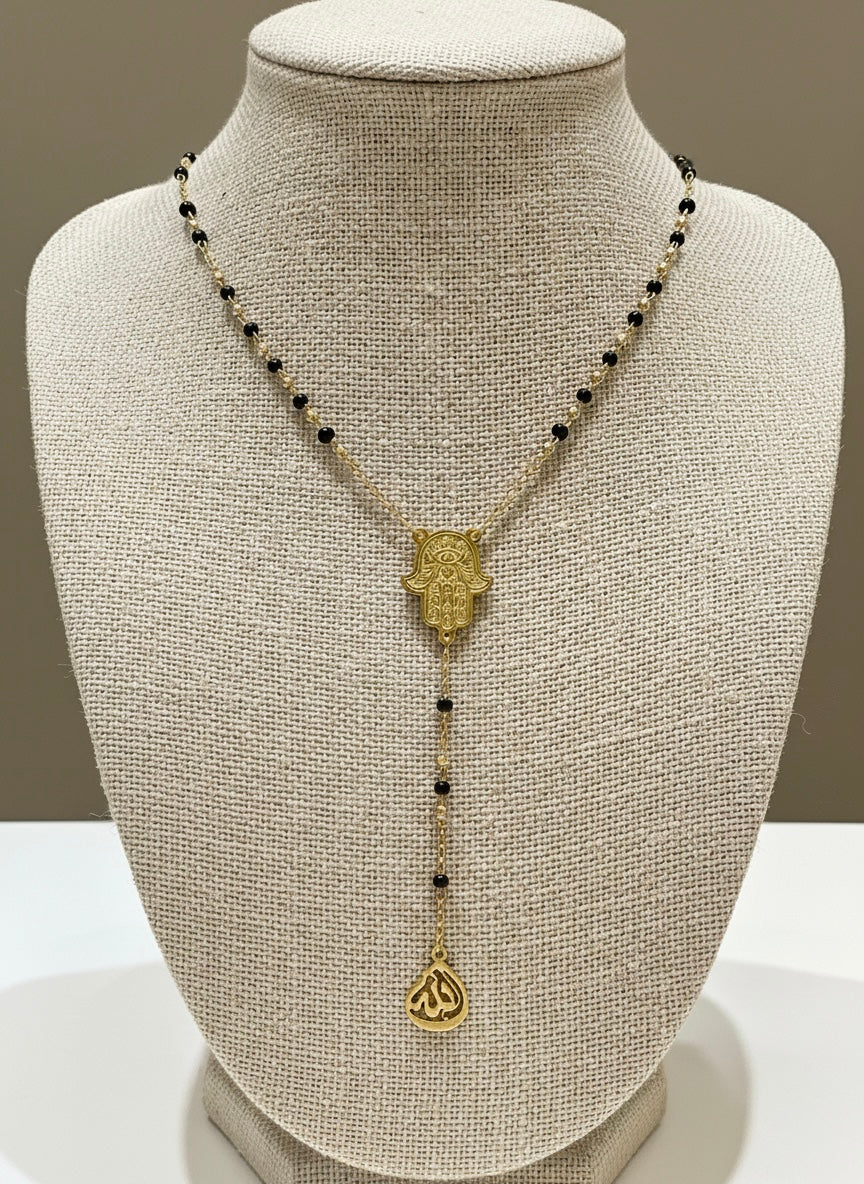 Hamsa Bead Necklace