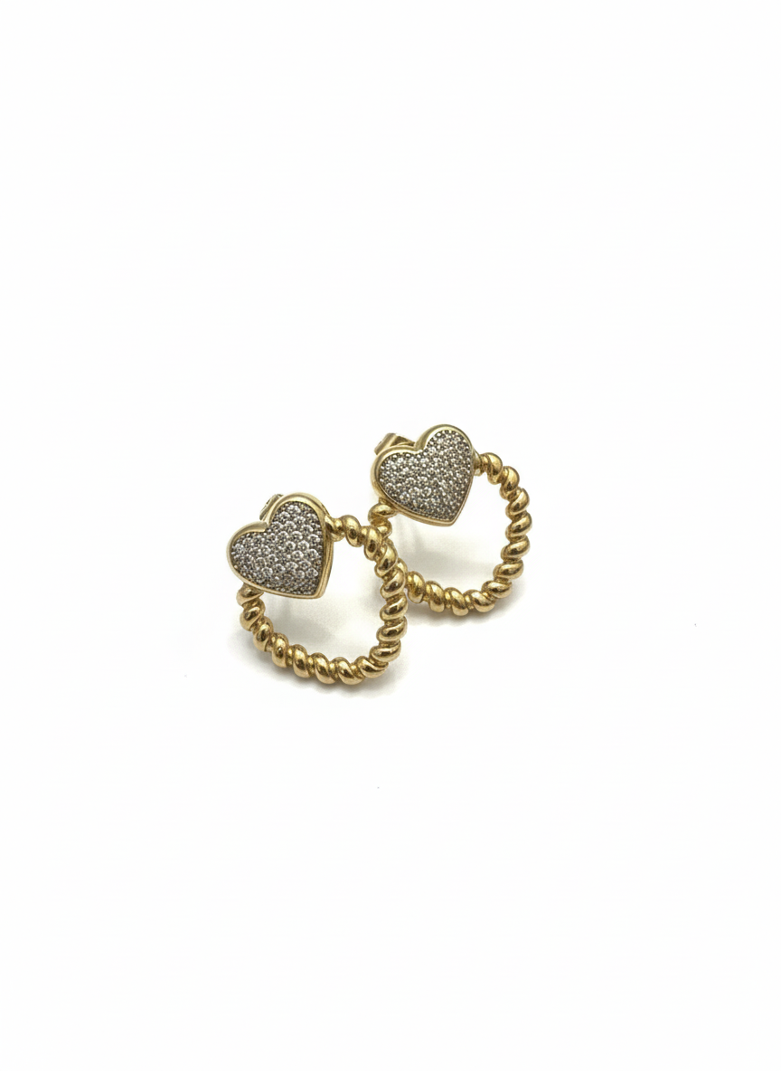 Amour Twist Hoops