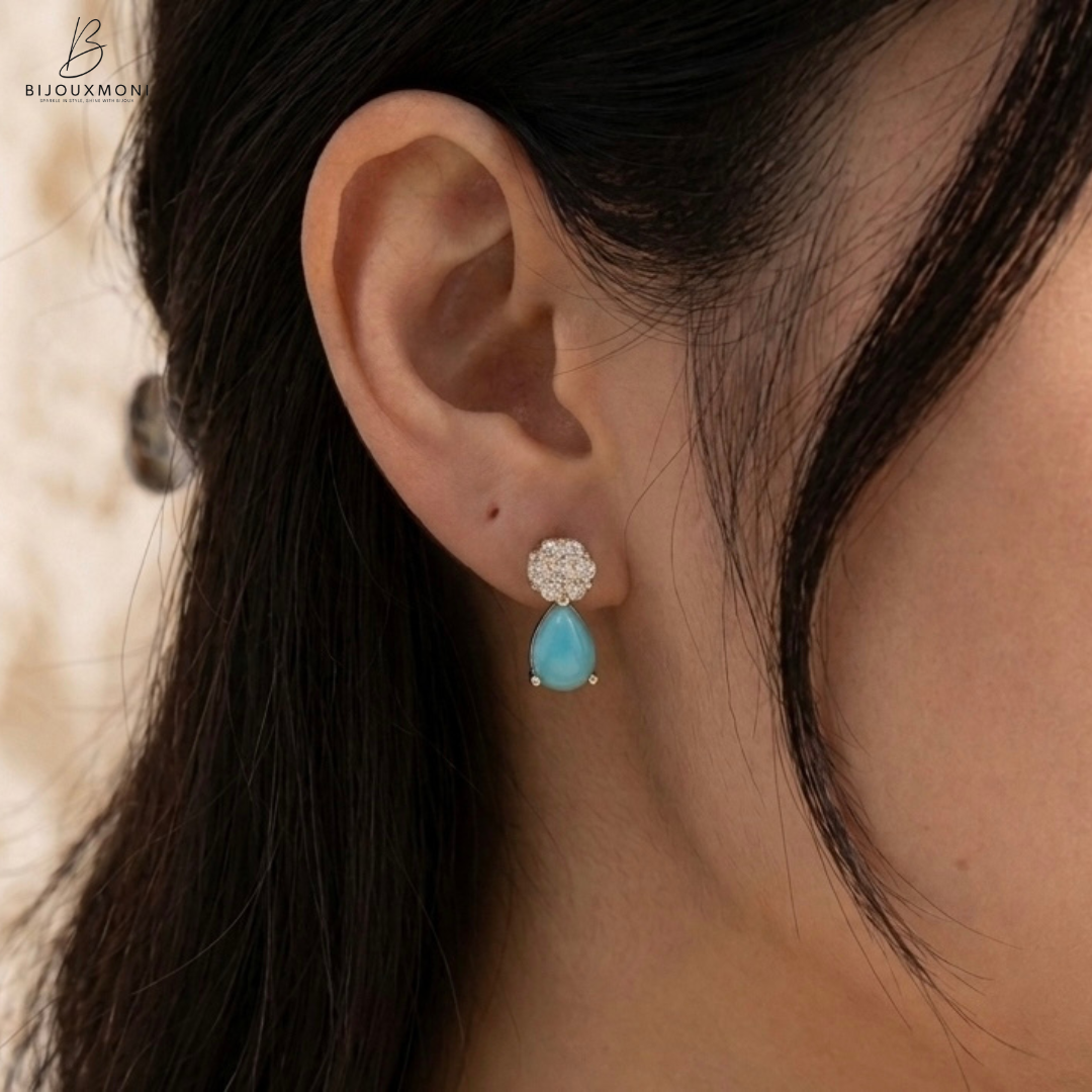 Turquoise Duchess Earrings