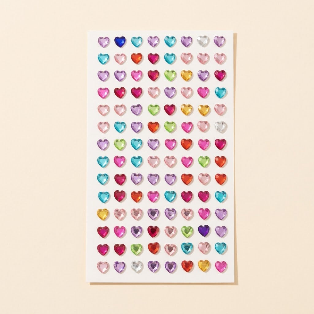 Rhinestone Sticker Sheet | Bedazzle Gems