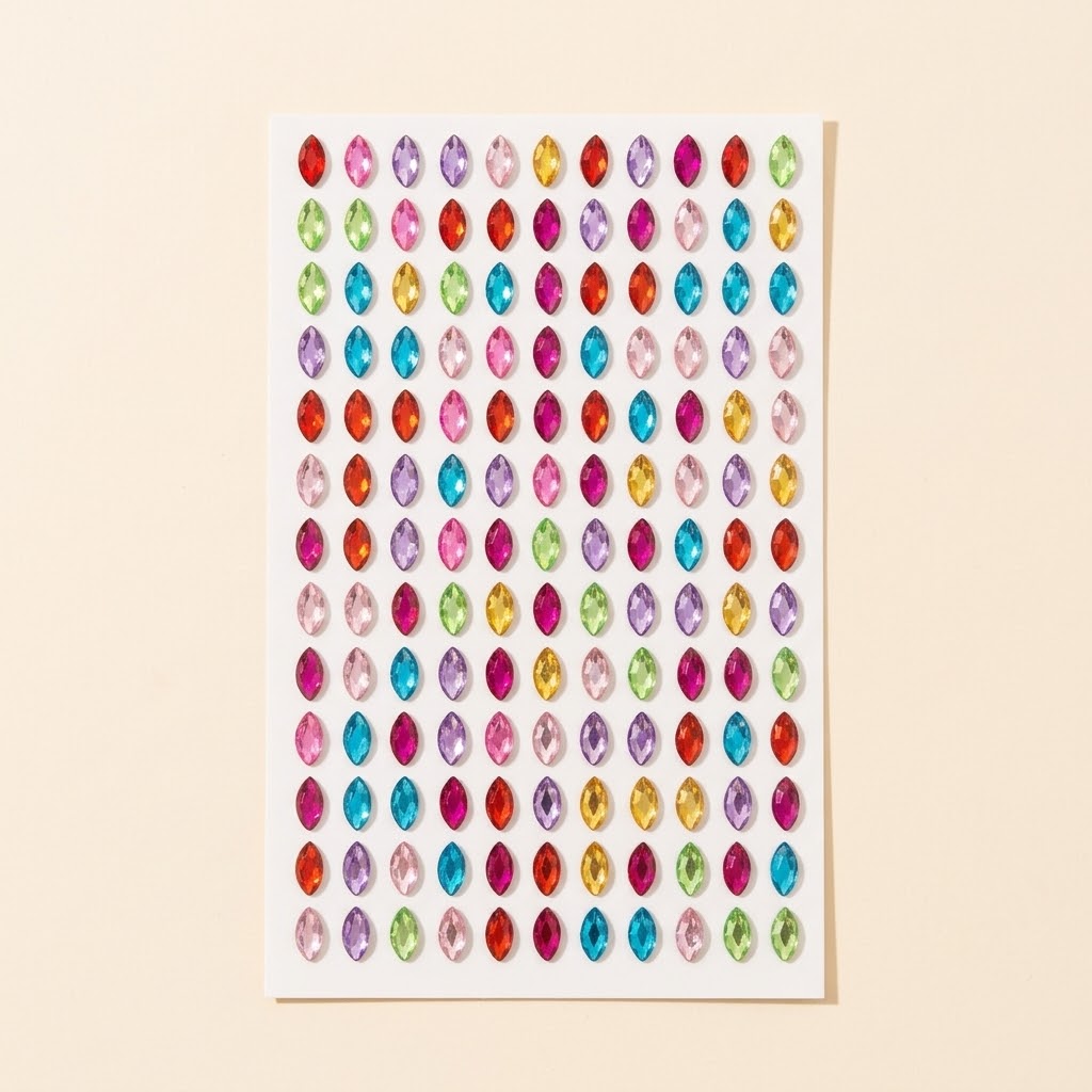 Rhinestone Sticker Sheet | Bedazzle Gems