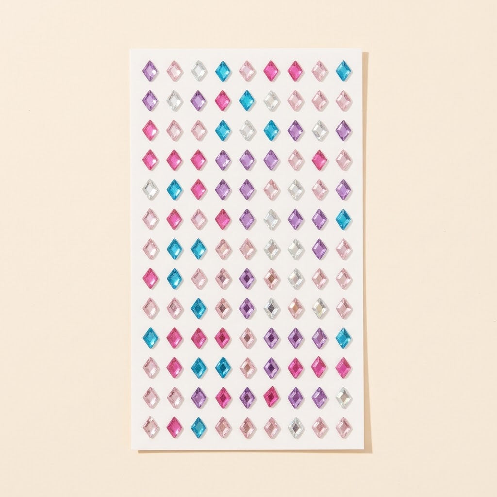 Rhinestone Sticker Sheet | Bedazzle Gems