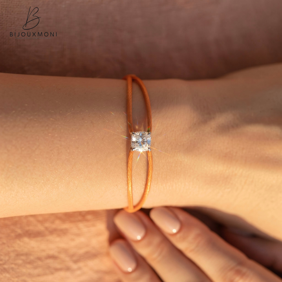 PRISMA โ Solitaire Cord Bracelet