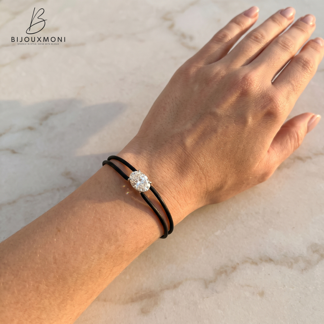 PRISMA โ Solitaire Cord Bracelet