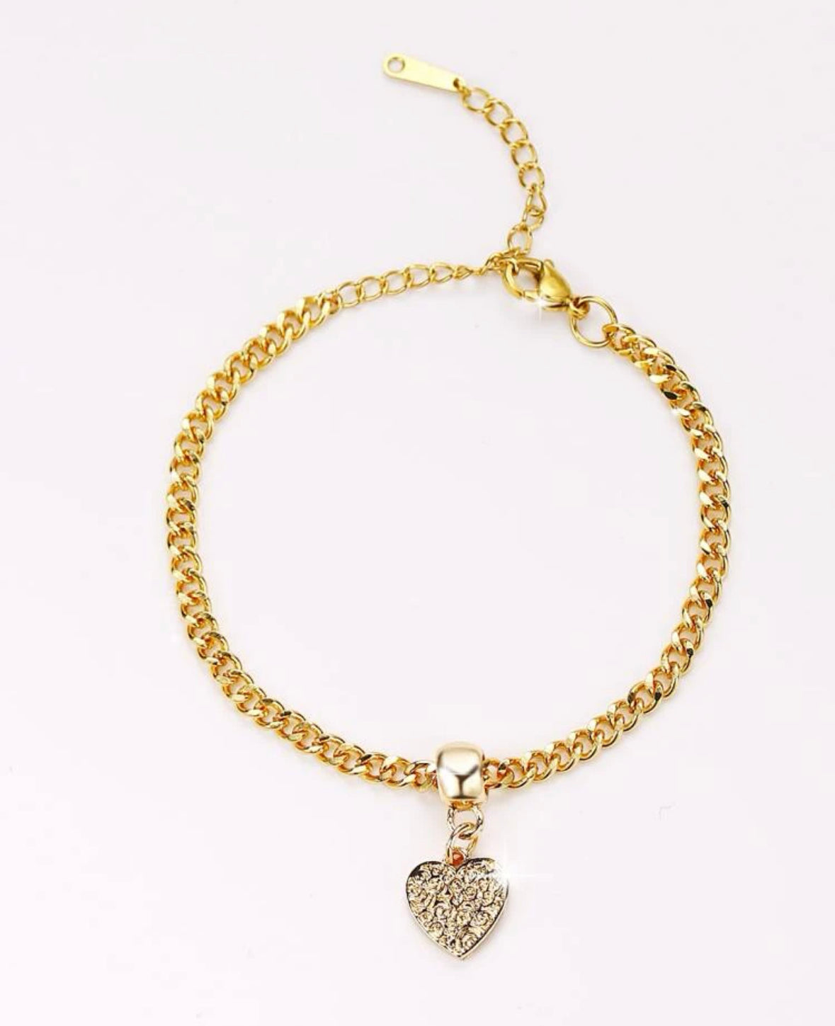 Heart Charm Bracelet