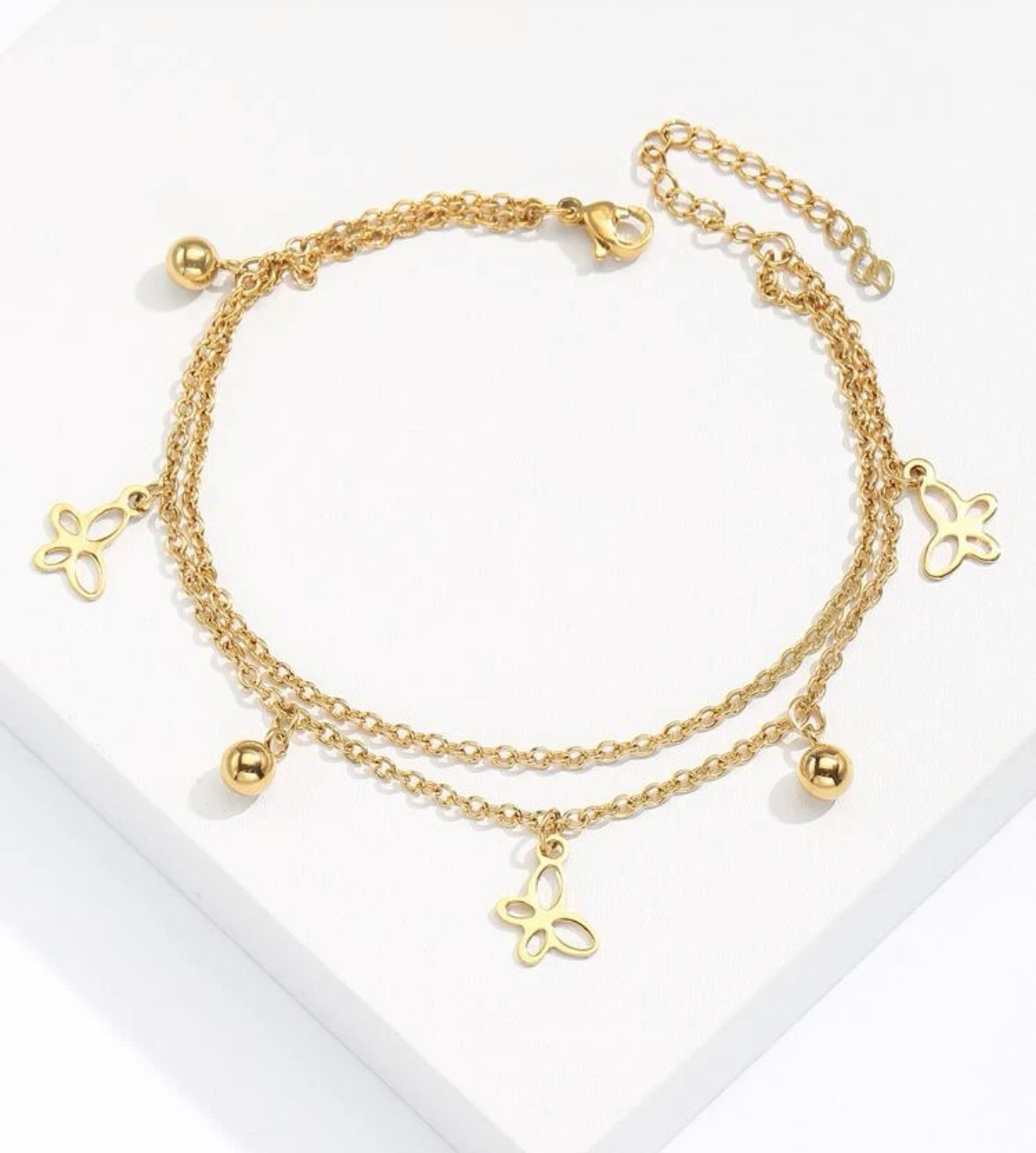 Butterfly Chain Anklet
