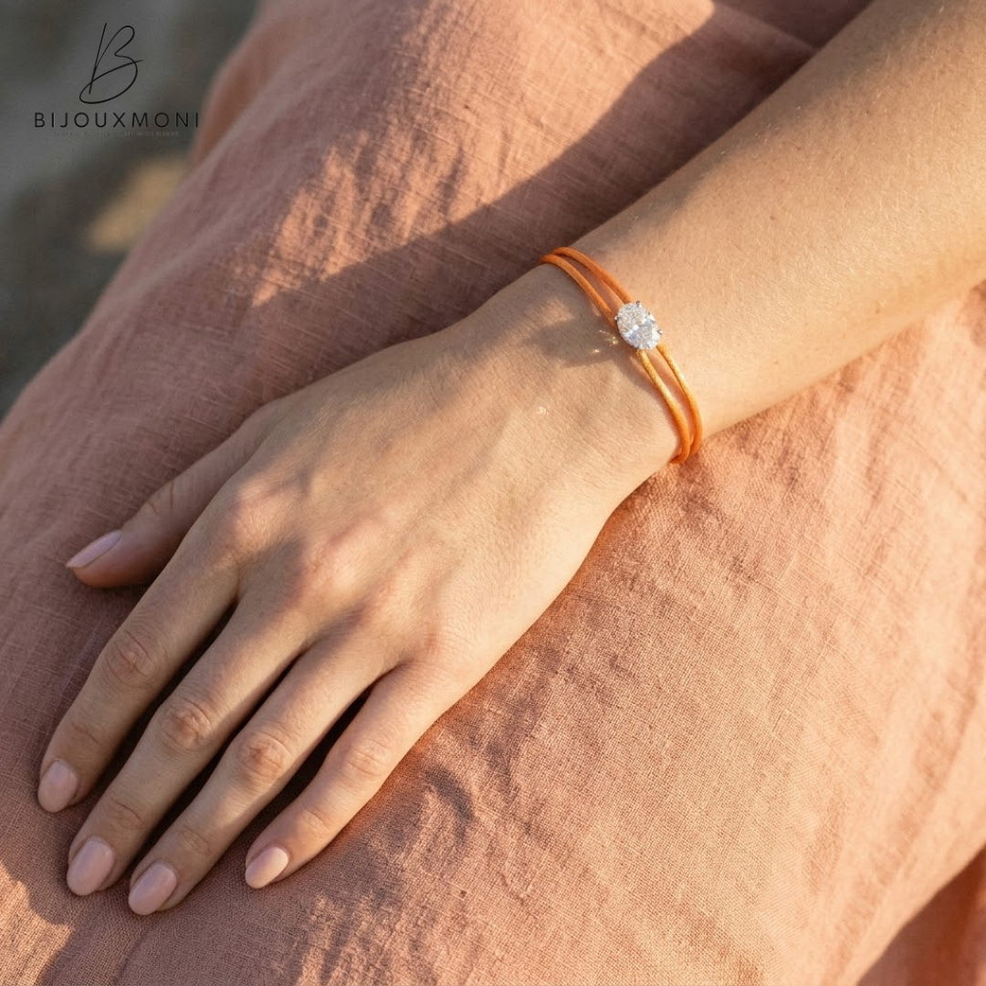 PRISMA โ Solitaire Cord Bracelet