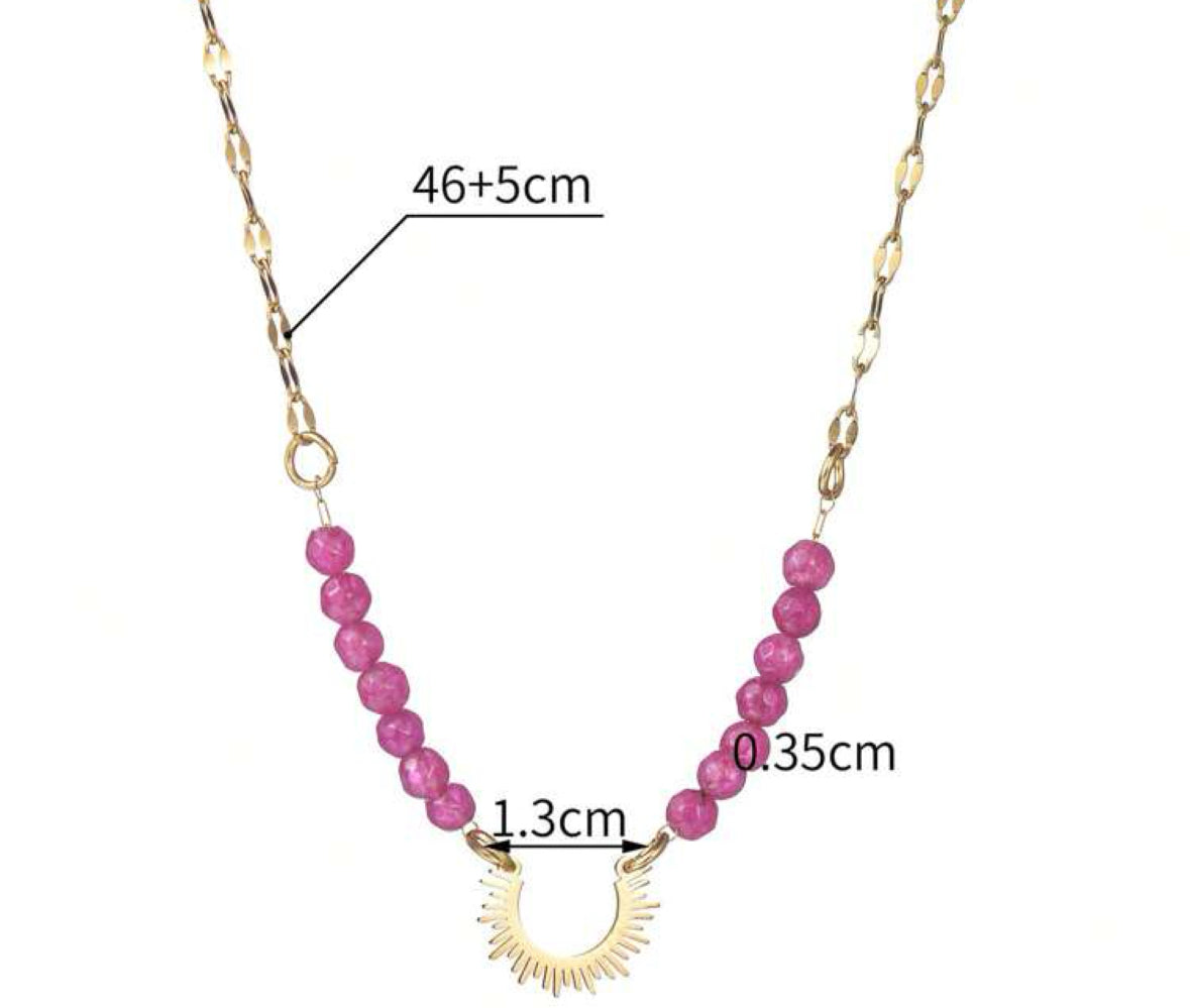 Mini Sun Ray Necklace