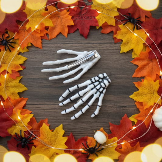 Skeleton Hand Hair Clip