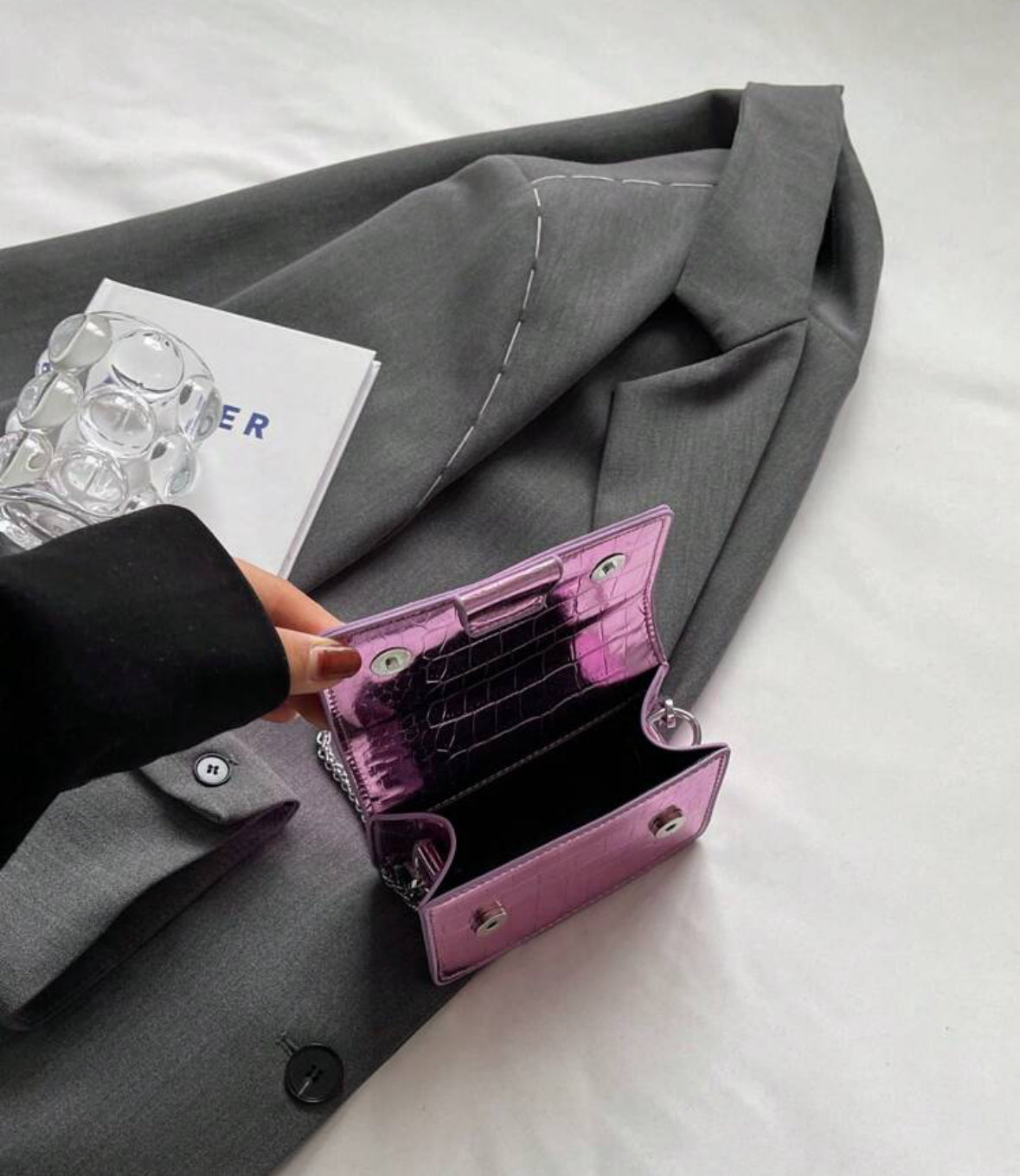Mini Funky Metallic Bag