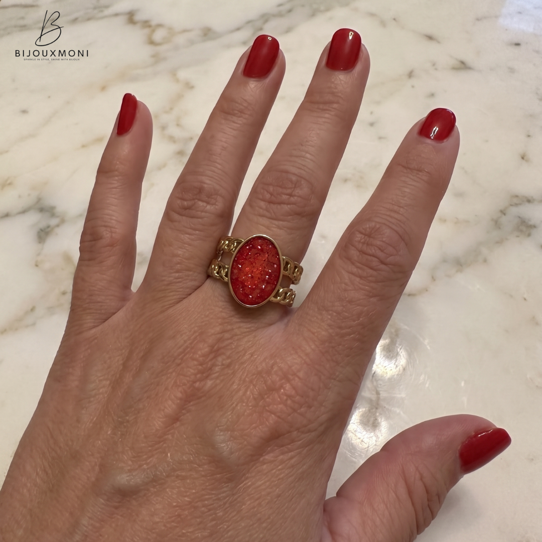 Colored Boho Rings