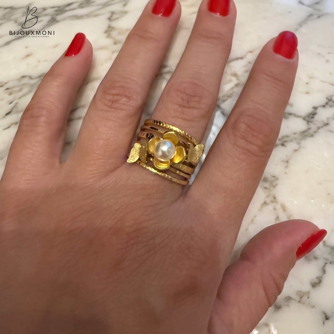 Colored Boho Rings