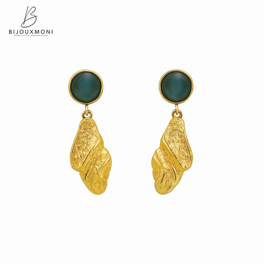“Emerald Dusk” Earrings