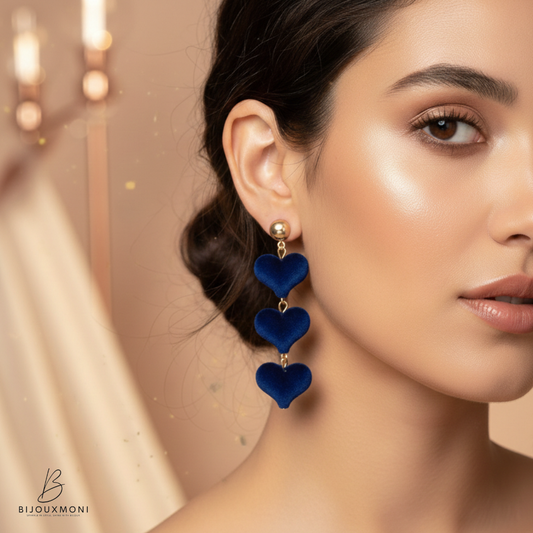 Velvet Heart Earrings