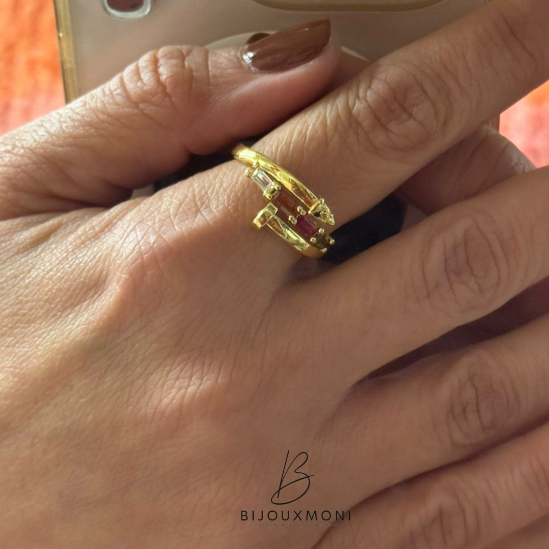 Colored Serpent Ring