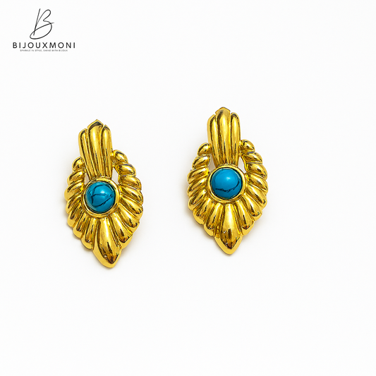“Turquoise Radiance” Earrings