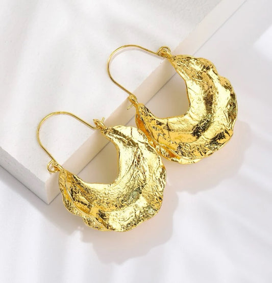 Gold Alloy Earrings