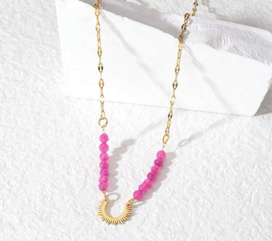 Mini Sun Ray Necklace