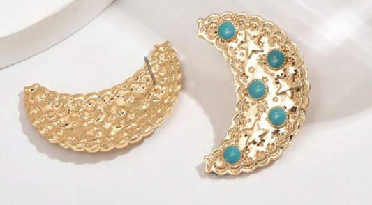 Moon & Star Earrings