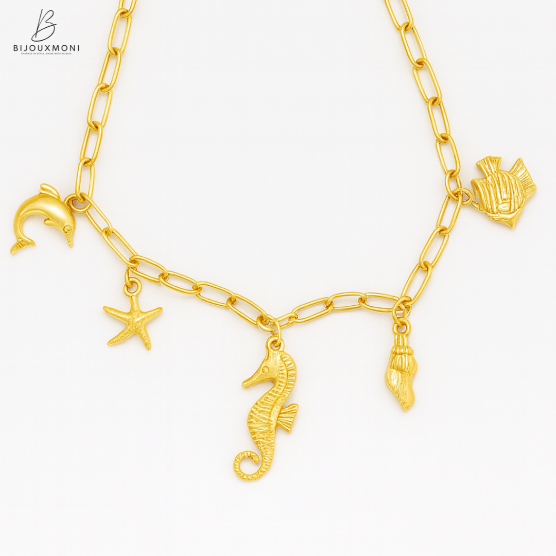 Ocean Charm Choker