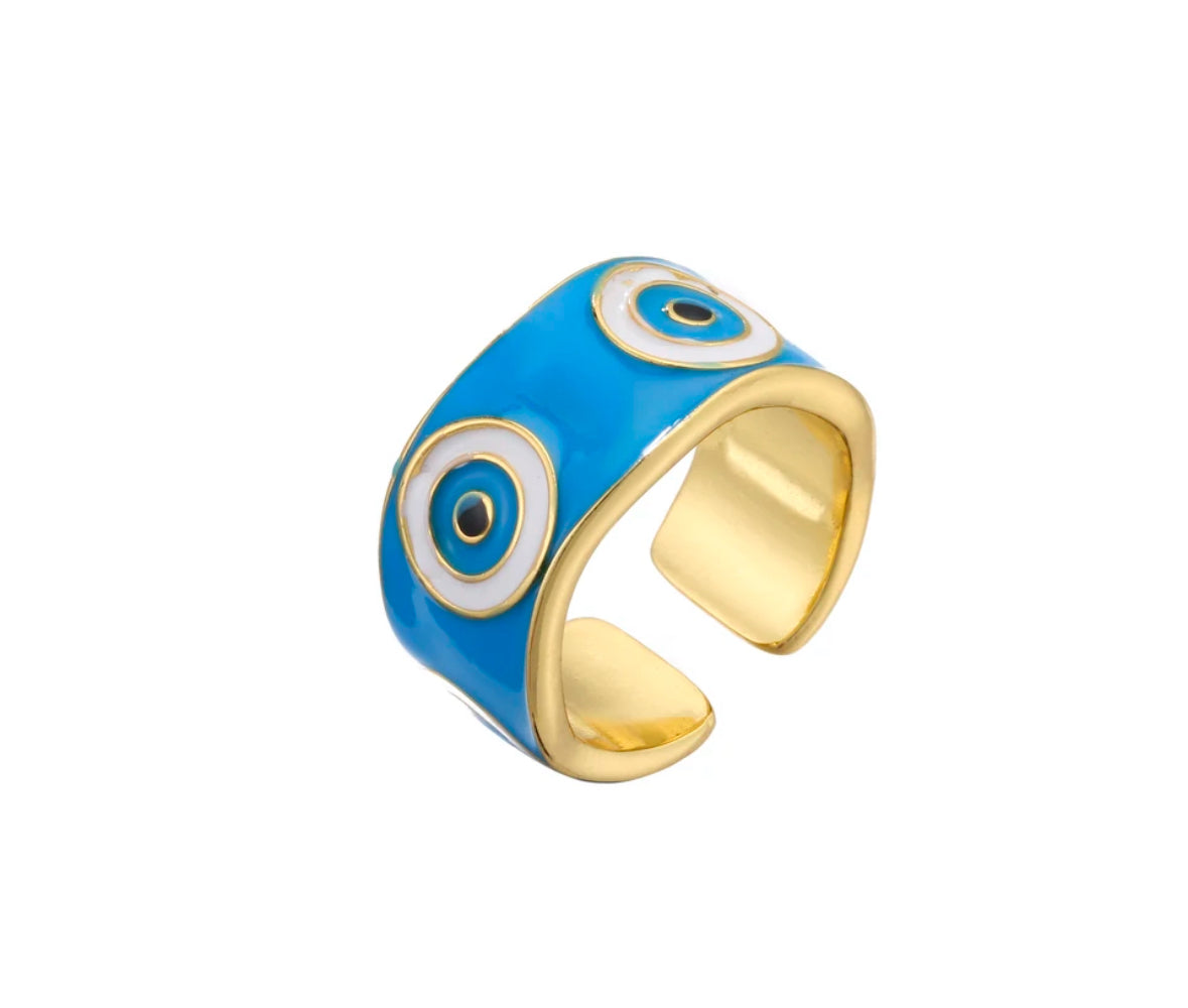 Wide Eye Ring