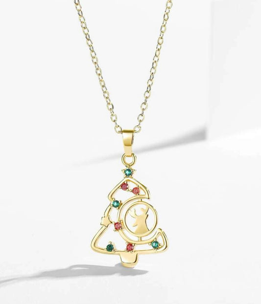 Christmas Tree Necklace