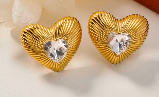 Infinity Heart Earrings
