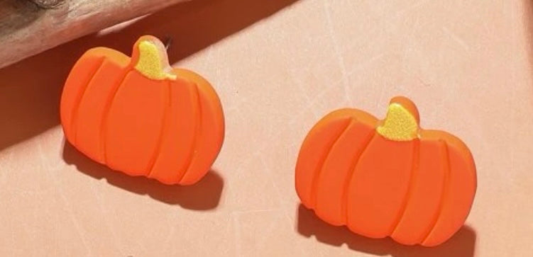 Pumpkin Earrings