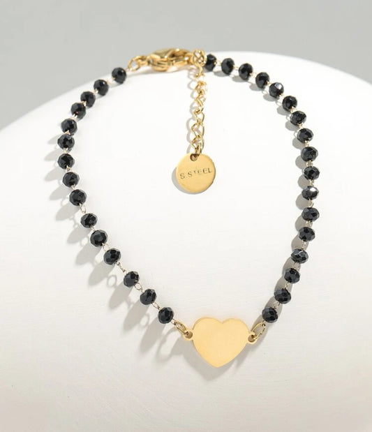 Heart Bead Bracelet