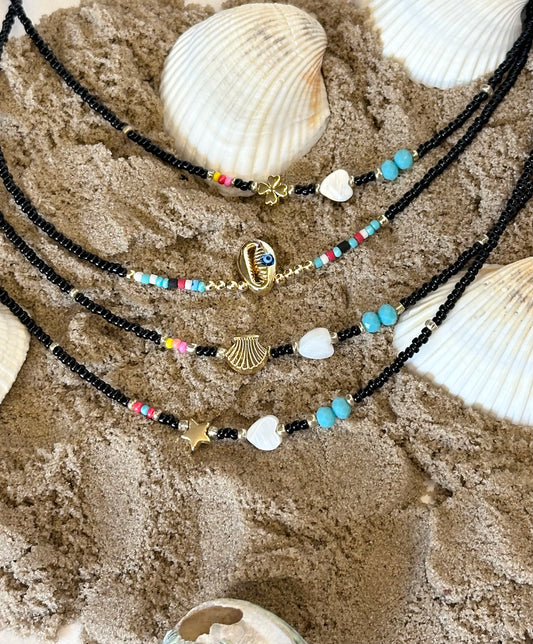 The Black Bead Necklace