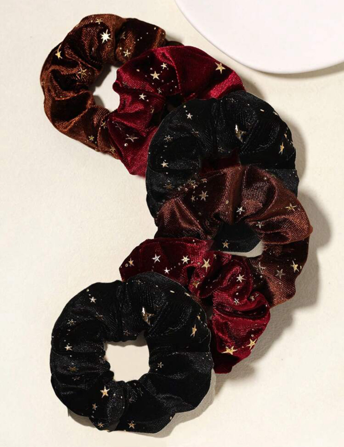 Star Pattern Scrunchie