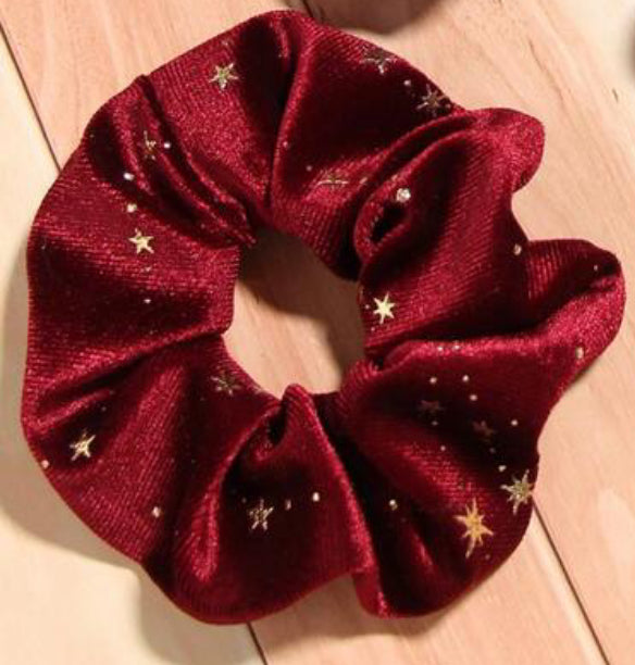 Star Pattern Scrunchie