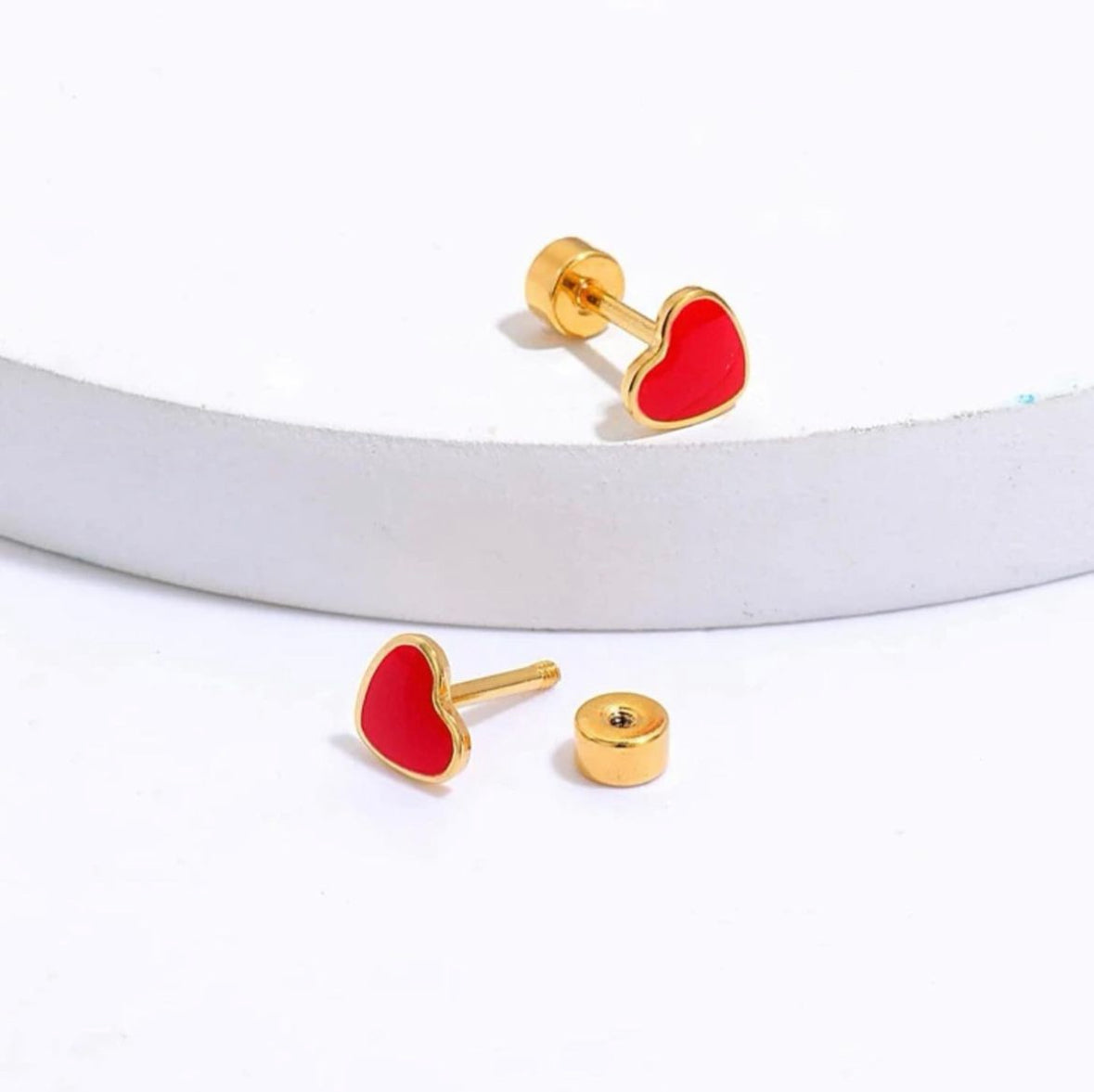 Heart Studs