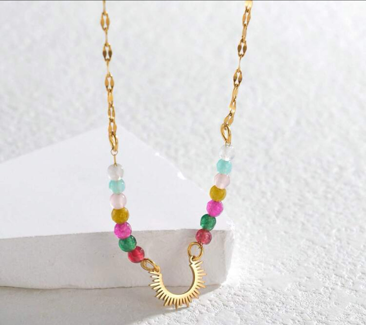 Mini Sun Ray Necklace