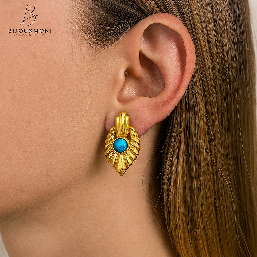 “Turquoise Radiance” Earrings