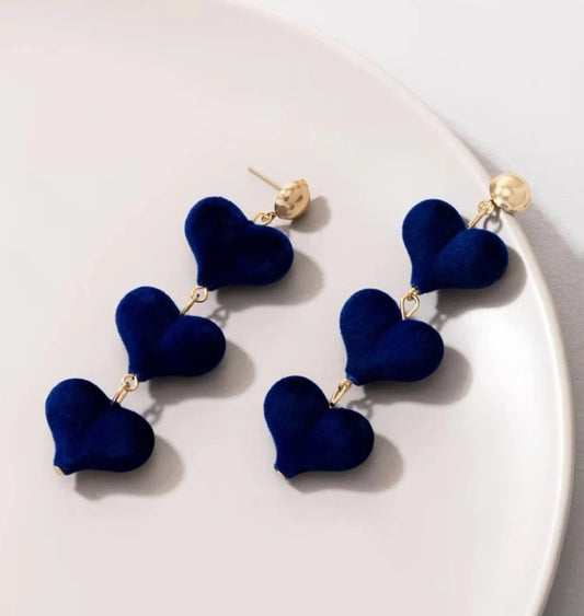 Velvet Heart Earrings
