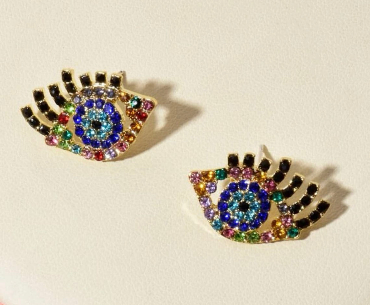 Eye Stud Earrings
