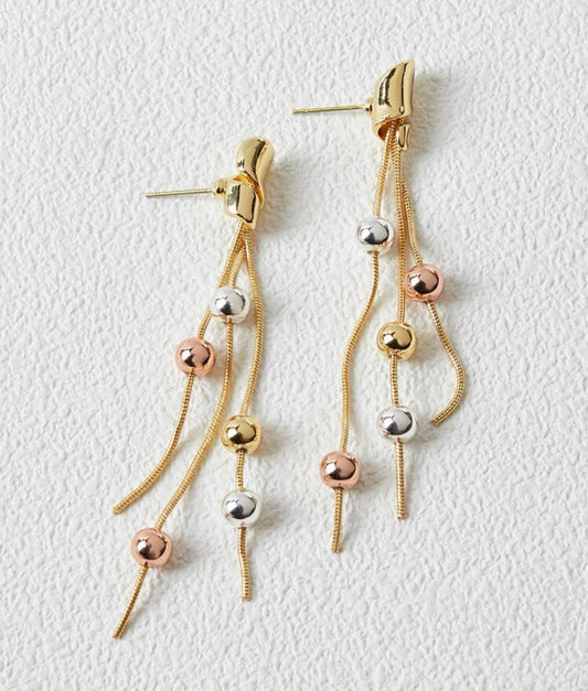Tassel Ball Earrings