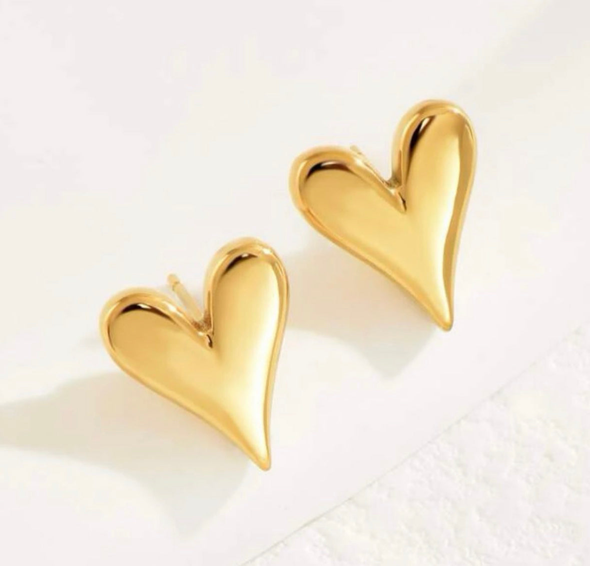 Heart Stud Earrings