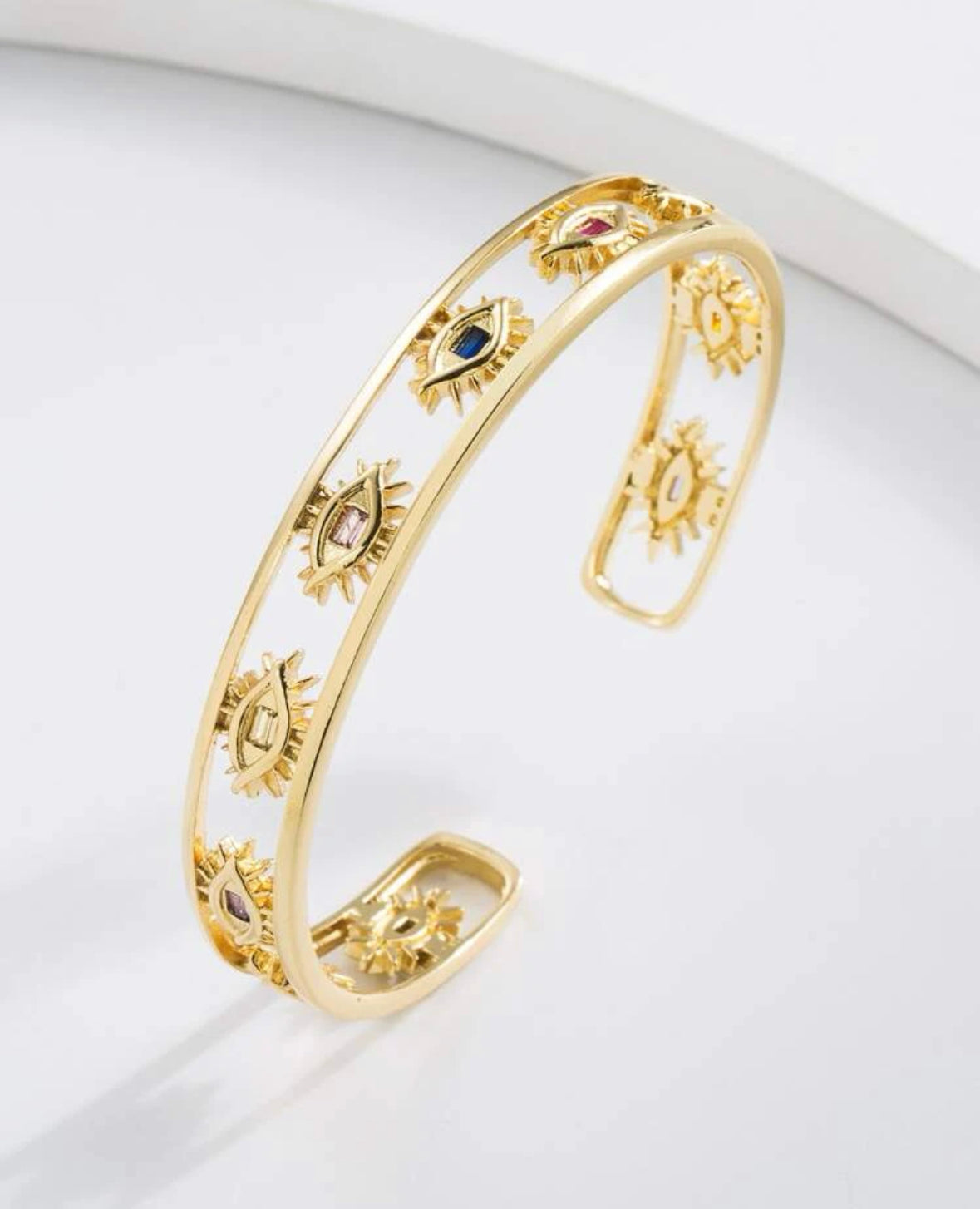 Colored Eye Bangle