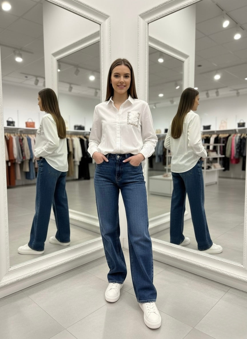 Chic Pocket Shirt