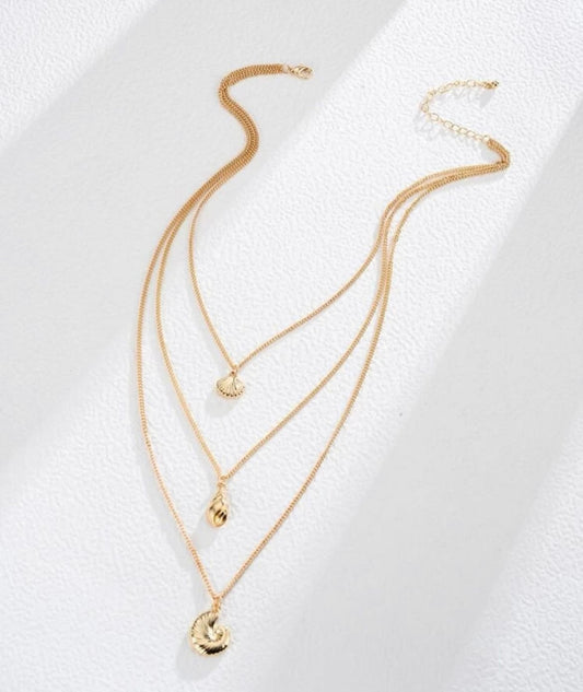 Shell Sharm Layered Necklace