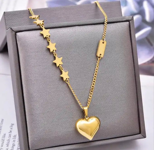 Heart Star Necklace